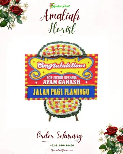 Bunga Papan Congratulation di Bungursari